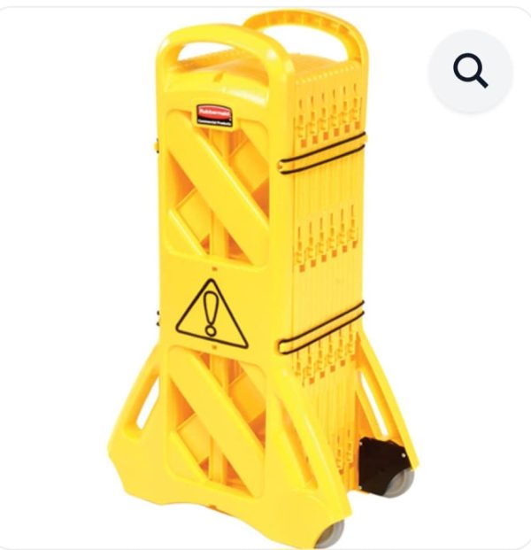 Mobile Barrier, 13 Feet in Yellow