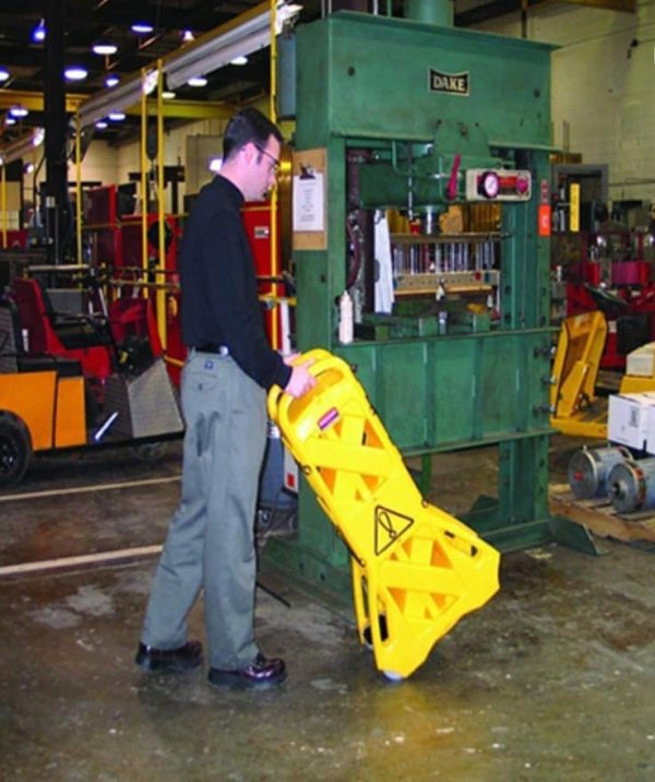 Mobile Barrier, 13 Feet in Yellow - Image 3