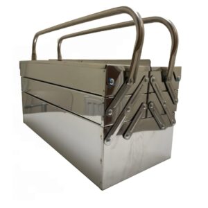 Pacini 90 piece Stainless Steel 5 Tier Cantilever Toolbox.