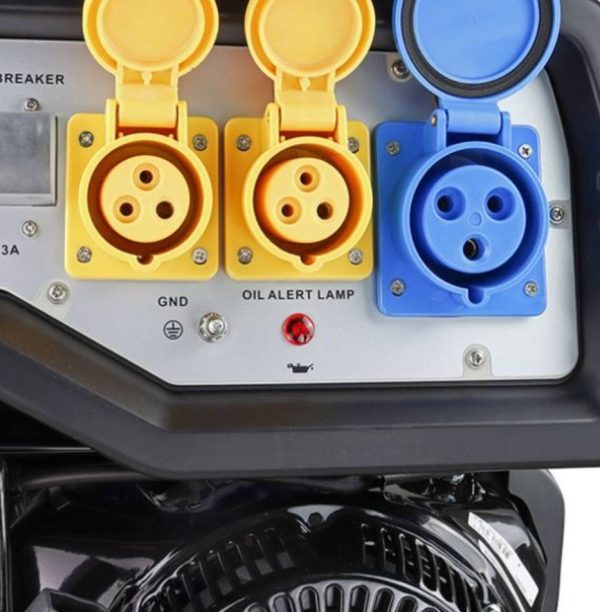 Hyundai. 8kW/10kVA* Recoil and Electric Start Petrol Generator. Code HY10000LEK-2 - Image 3