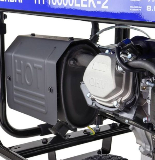Hyundai. 8kW/10kVA* Recoil and Electric Start Petrol Generator. Code HY10000LEK-2 - Image 2