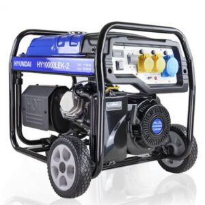 Hyundai. 8kW/10kVA* Recoil and Electric Start Petrol Generator. Code HY10000LEK-2