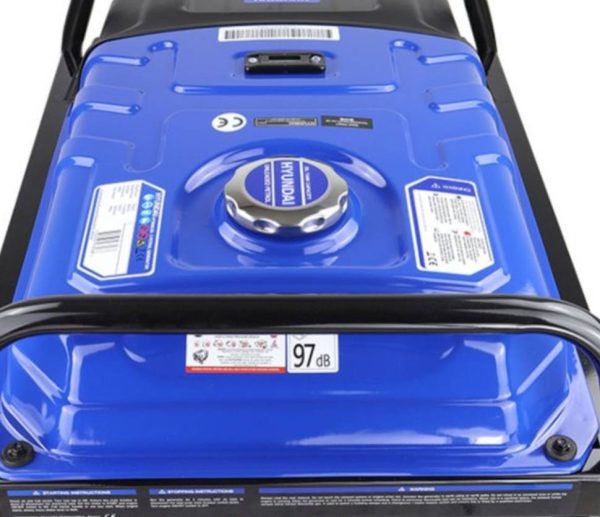 Hyundai 7kW / 8.75kVa Recoil and Electric Start Petrol Generator. Code HY9000LEK-2 S - Image 4