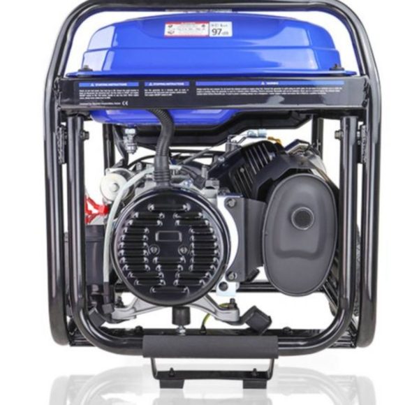 Hyundai 7kW / 8.75kVa Recoil and Electric Start Petrol Generator. Code HY9000LEK-2 S - Image 2
