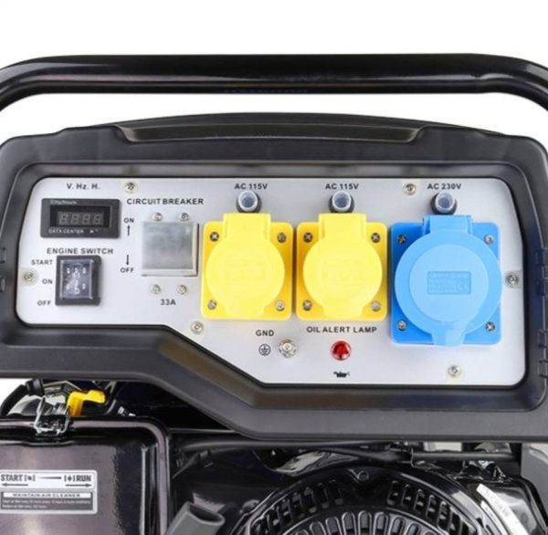 Hyundai. 8kW/10kVA* Recoil and Electric Start Petrol Generator. Code HY10000LEK-2 - Image 4
