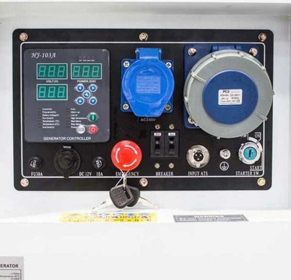 10kW/12.5kVA 230v Generator - Mains Backup / Standby Silenced Diesel Generator - Image 4