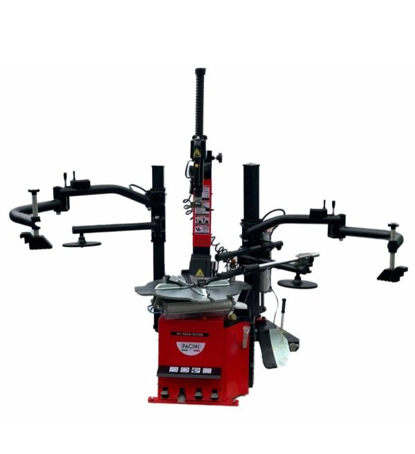 Fully Automatic Tyre Changer with Dual assist Arms.