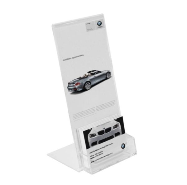 Poster Holder with Business Card Pocket - Image 2