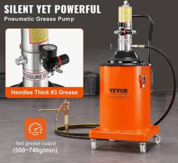 Grease Pump 5 Gallon 20L Air Operated Grease Pump - Image 3