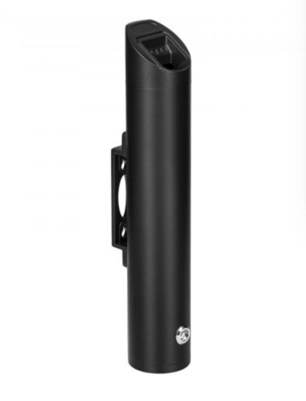 Cigarette Butt Receptacle Stainless Steel Wall Mounted Disposal in Black. - Image 6