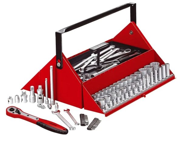Teng Tools Mega Rosso Tool Kit Set of 187 Pieces with 1/4" 3/8" & 1/2" Drive Ratchets - Image 5