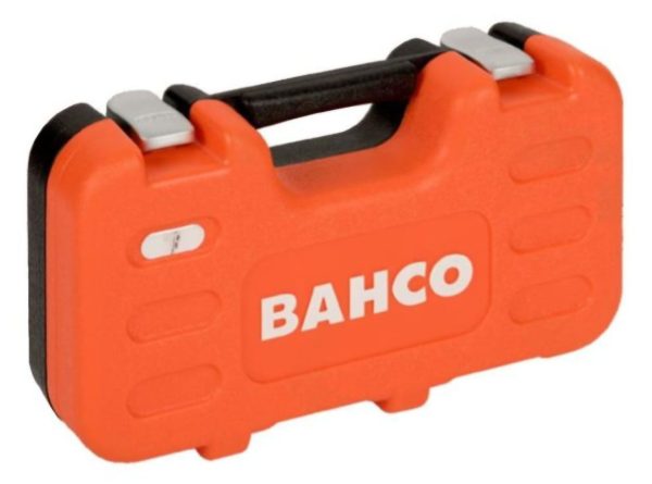 Bahco 34-Piece Imperial 1/4" 3/8" Standard Socket/Bit Set with Ratchet, 6 point; Hex Bit; Phillips Bit; Slotted Bit. - Image 2