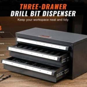 3 Drawer Drill Bit Dispenser for Drill Bit Storage.