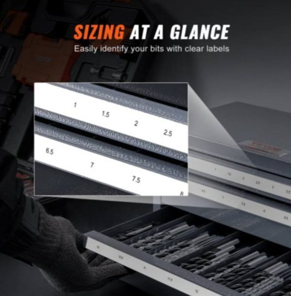3 Drawer Drill Bit Dispenser for Drill Bit Storage. - Image 5