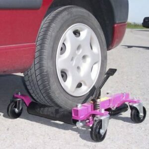 Set of 2 Pacini Hydraulic Vehicle Positioning Jacks for Car Showrooms