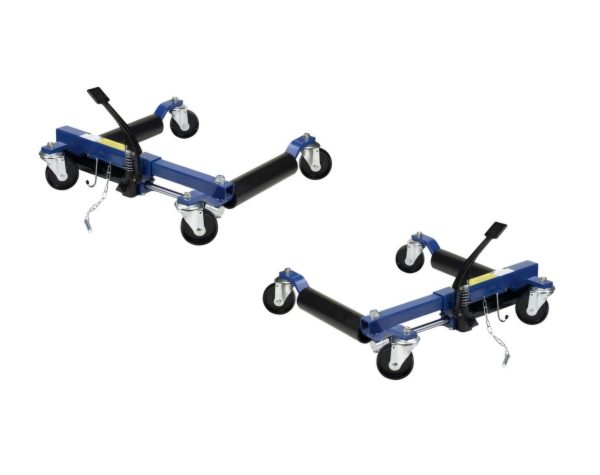 Set of 2 Pacini Hydraulic Vehicle Positioning Jacks for Car Showrooms - Image 4