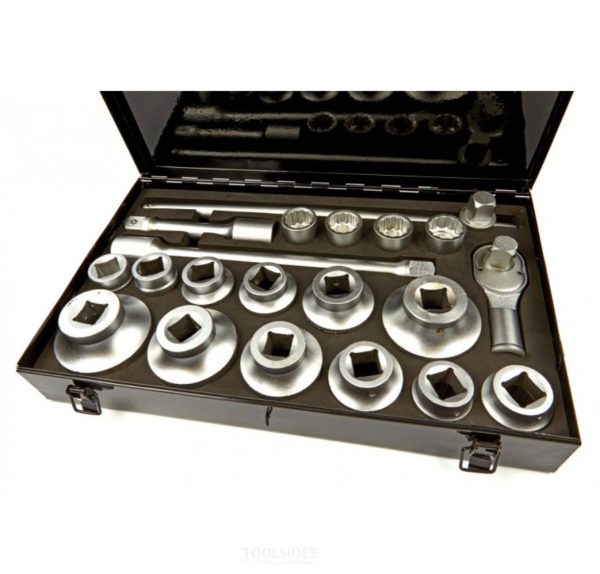 Heavy-duty 21 piece 1” socket set. - Image 4