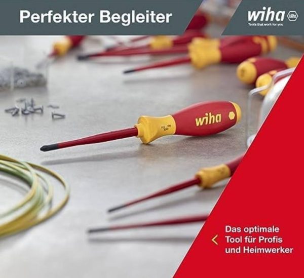 WIHA 12 Piece screwdriver set, SoftFinish electric slimFix assorted. - Image 2