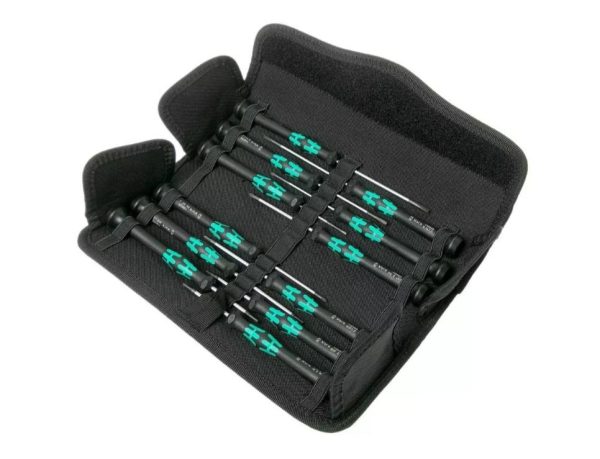 Wera 12 Piece Kraftform Micro Precision Screwdriver Set, - Image 2