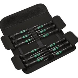 Wera 12 Piece Kraftform Micro Precision Screwdriver Set,