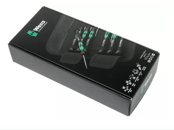 Wera 12 Piece Kraftform Micro Precision Screwdriver Set, - Image 5
