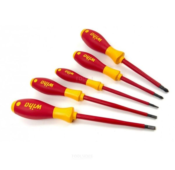 WIHA 6 Piece Electricians Tool Set of Screwdrivers & Diagonal Cutter - Image 8