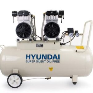 Hyundai 4hp 100L Oil Free Low Noise Electric Air Compressor 10.6CFM 145psi Direct Drive.