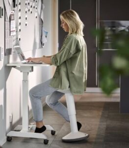 Our new Height adjustable desk with a 600mm x 520mm Top