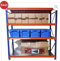 Starter Bay Shelving units 1800mm wide x 600mm deep with 4 shelfs.
