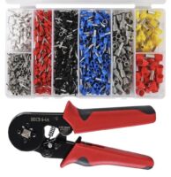 Ferrule Crimping Tool Kit with Self-Adjustable Ratchet for Wire Crimping 1200 pieces.