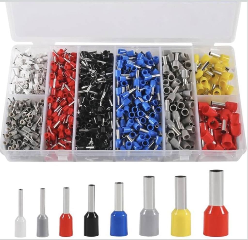 Ferrule Crimping Tool Kit with Self-Adjustable Ratchet for Wire Crimping 1200 pieces. - Image 4