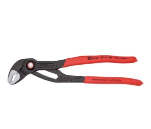 KNIPEX Cobra Quickset High-Tech Water Pump Pliers with Non-Slip Plastic Coating 250mm
