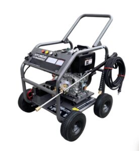 Hyundai 4000psi / 275 bar Diesel Pressure Washer, Annovi Reverberi Triplex Pump, 15L/min with 10m Hose