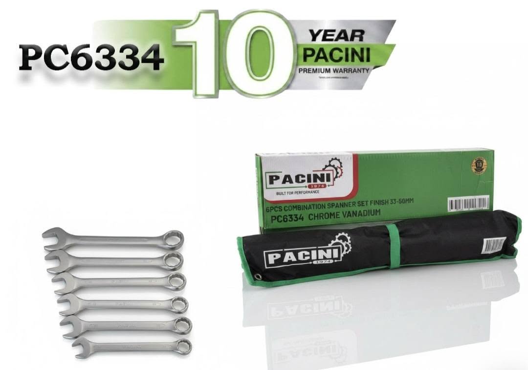 6 Piece Combination Spanner/Wrench Set 33mm - 50mm (Matt Finish) - Image 2