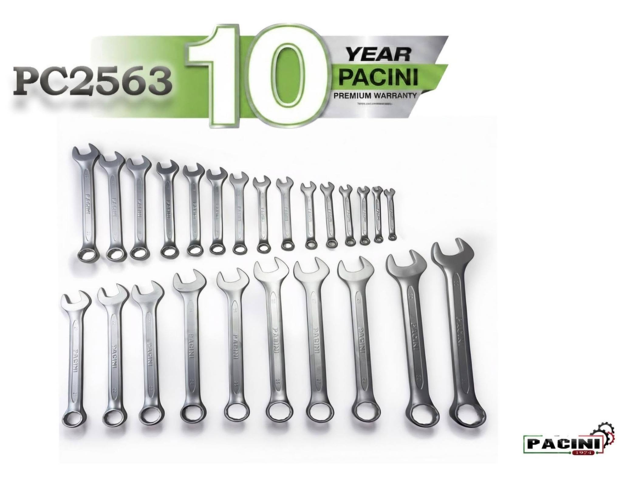 25 Piece Combination Spanner/Wrench Set in matt finish 6mm - 32mm - Image 4