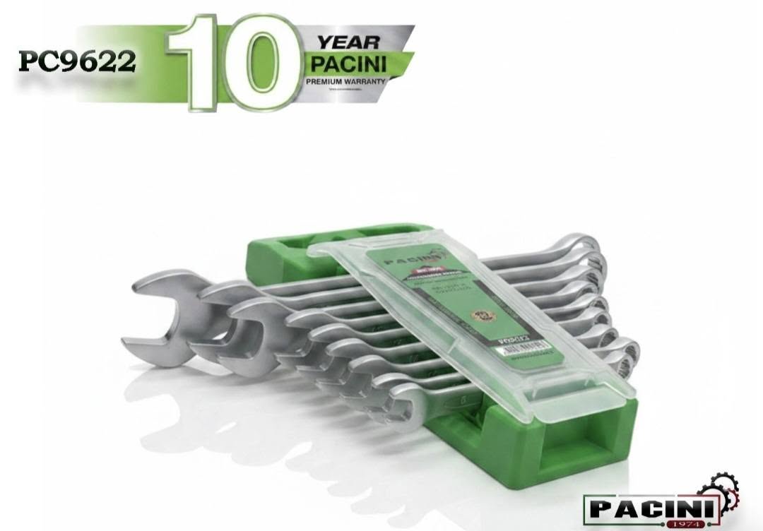 10 Piece Combination Spanner Set Matt finish 6mm - 22mm - Image 2