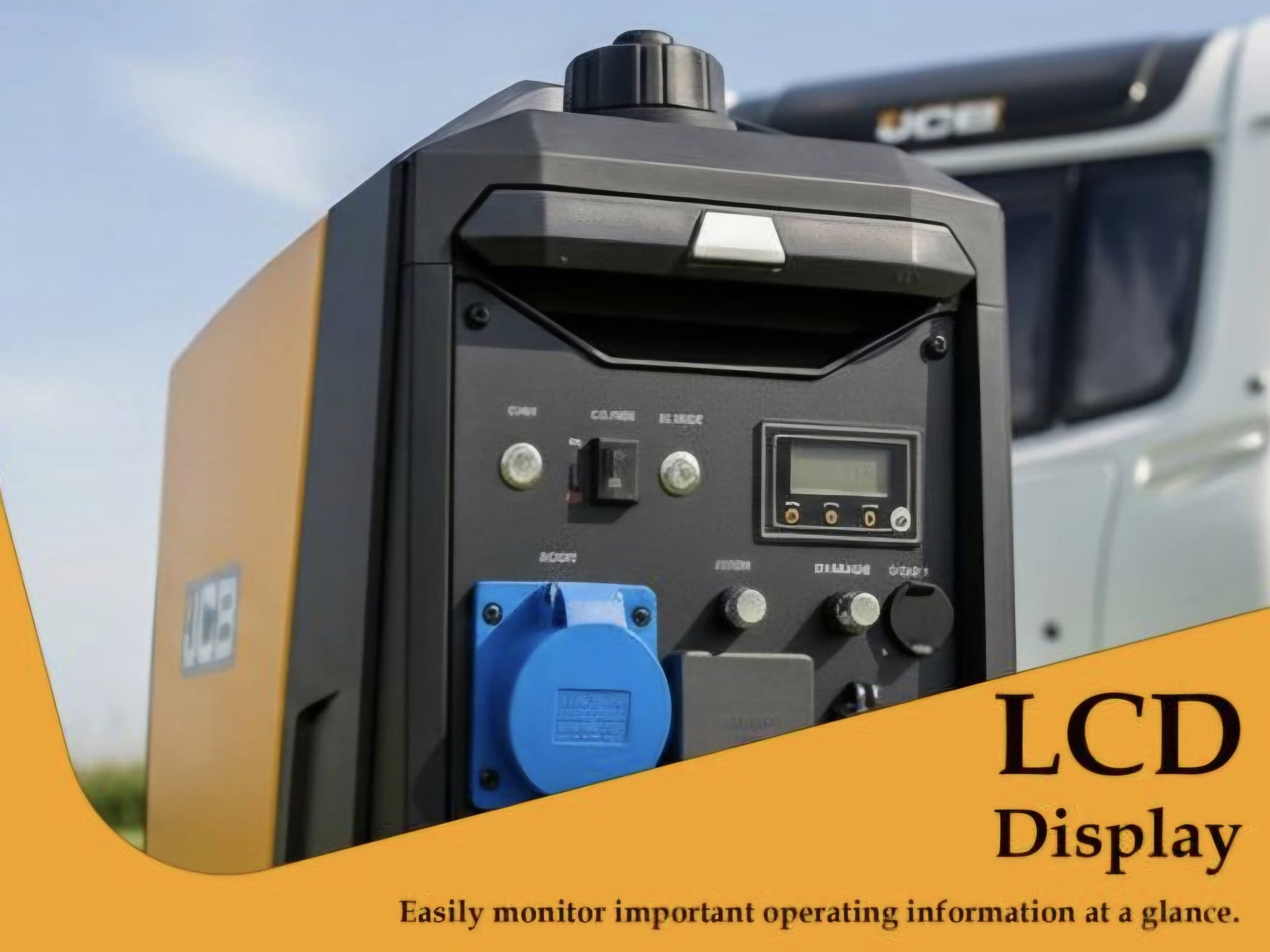 JCB 4200W Portable Petrol Inverter Generator - Image 3
