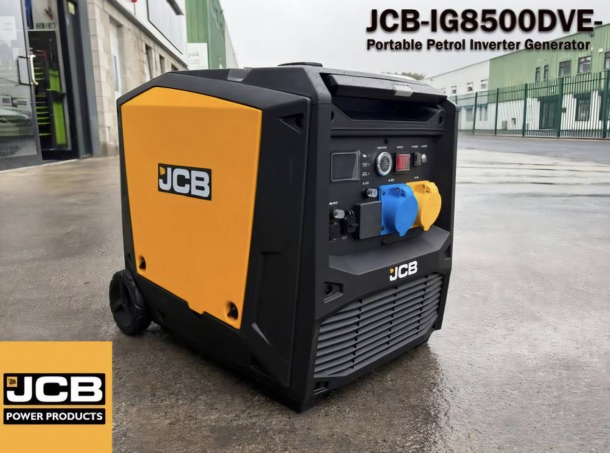 JCB 8500W Portable Petrol Inverter Generator - Image 2