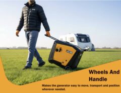 JCB 8500W Portable Petrol Inverter Generator