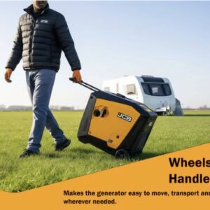 JCB 8500W Portable Petrol Inverter Generator