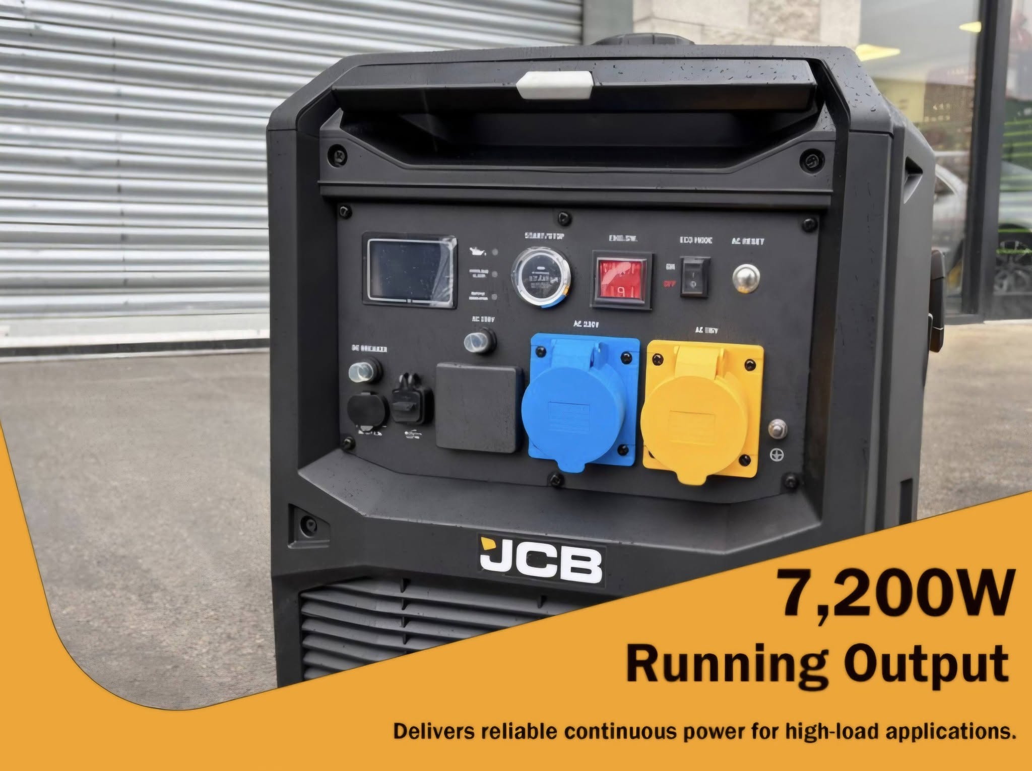 JCB 8500W Portable Petrol Inverter Generator - Image 10